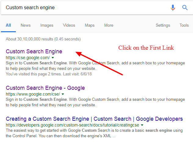 Add Custom Search bar to your Blog, custom Search engine for website/blog